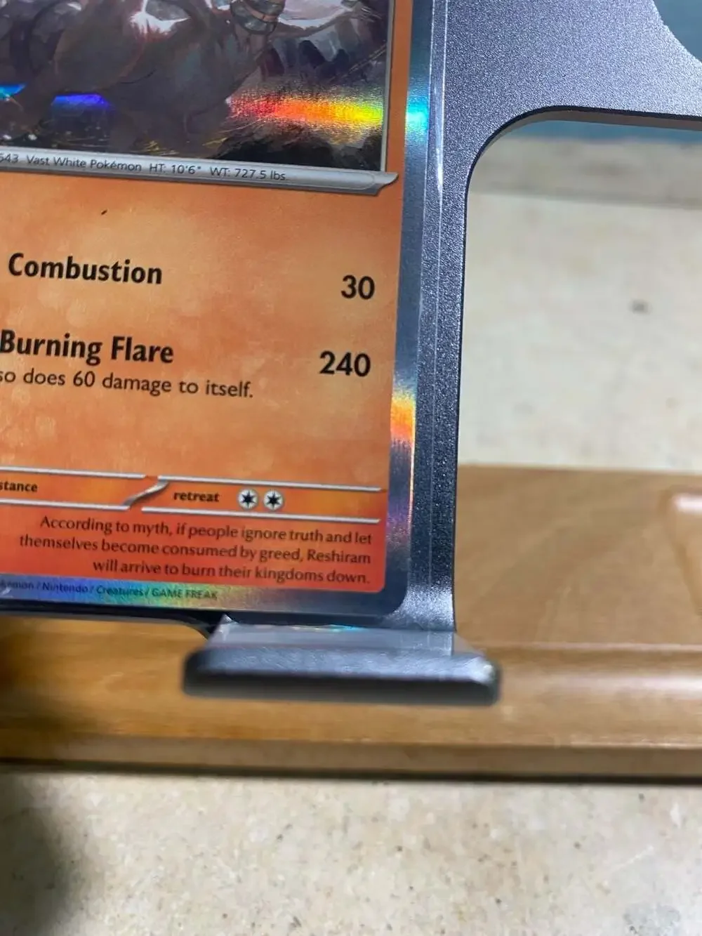 Pokemon Phantasmal Flames Foil Rare #017/094 Reshiram
